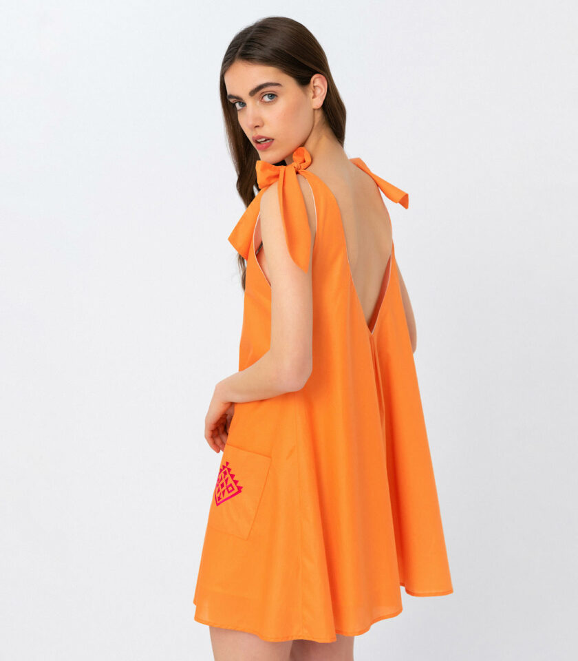 Low Back Mini Dress / Εξώπλατο Μίνι Φόρεμα - Elizabeth LaGre