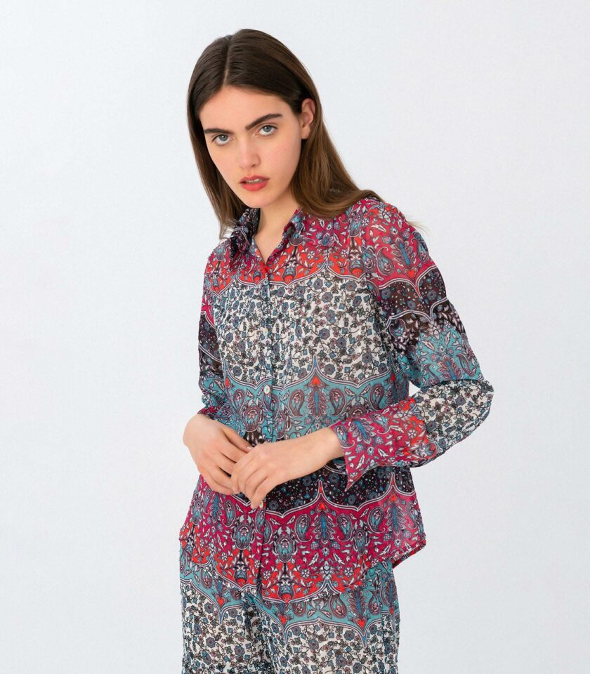 Layla-Εμπριμέ Μπλούζα Print Shirt Elizabeth LaGre
