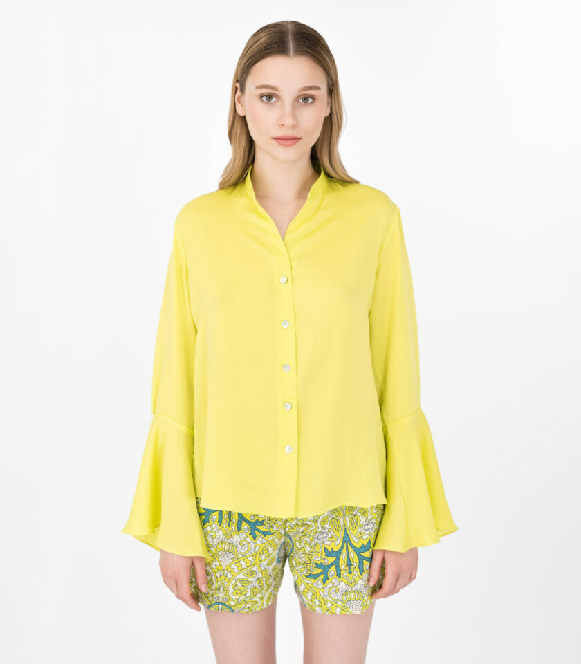 Yellow Printed Shorts / Κίτρινο Εμπριμέ Σορτς - Elizabeth LaGre
