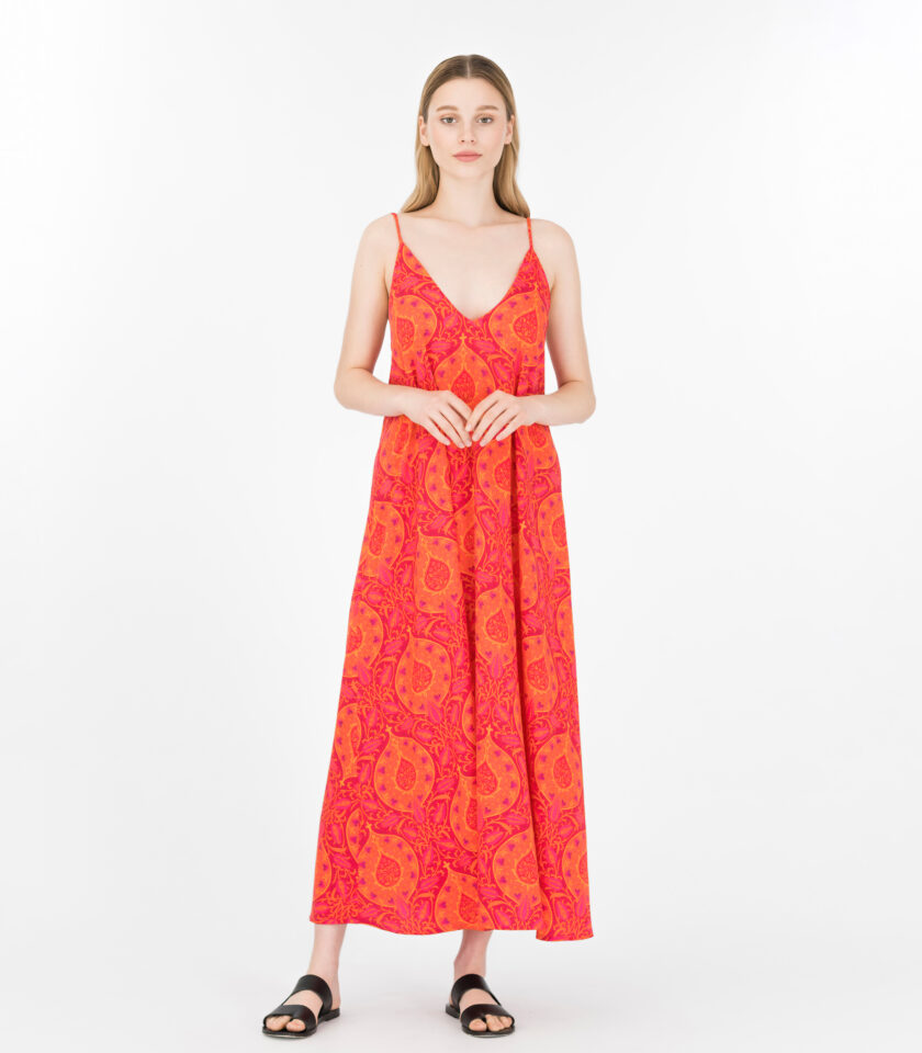 Bombay Maxi Strap Dress / Bombay Μάξι Φόρεμα Με Τιράντες - Elizabeth LaGre