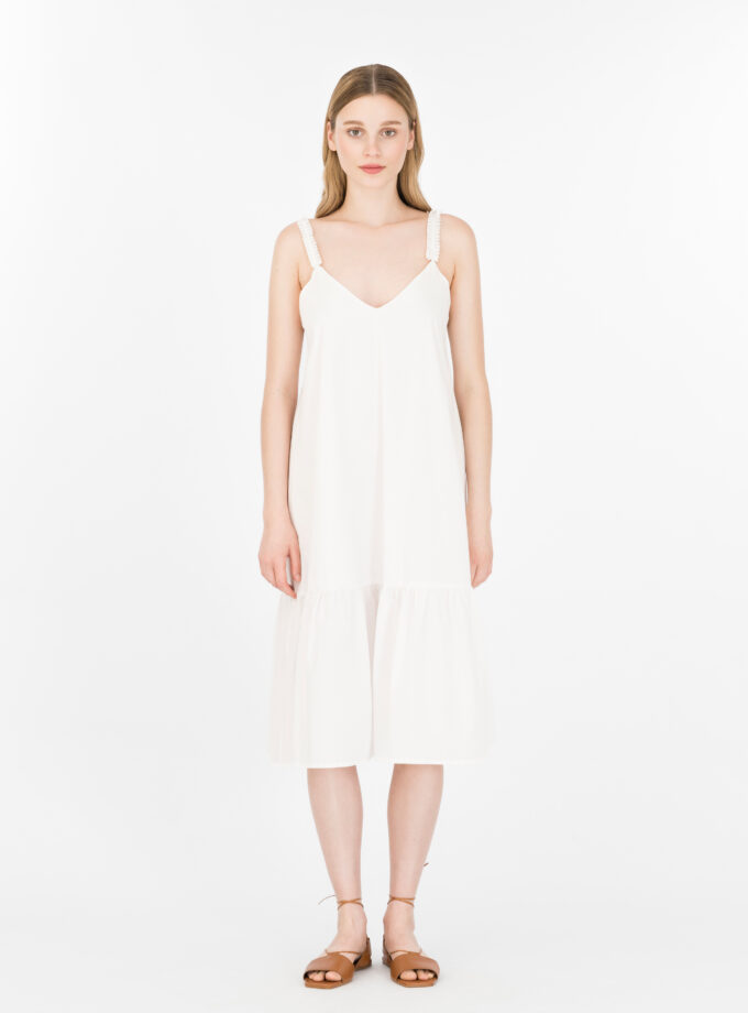 Strap Midi Dress / Μίντι Φόρεμα Με Τιράντες - Elizabeth LaGre
