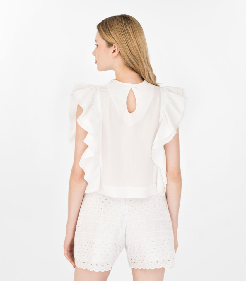 White Lacy Shorts / Λευκό Lacy Σορτς - Elizabeth LaGre