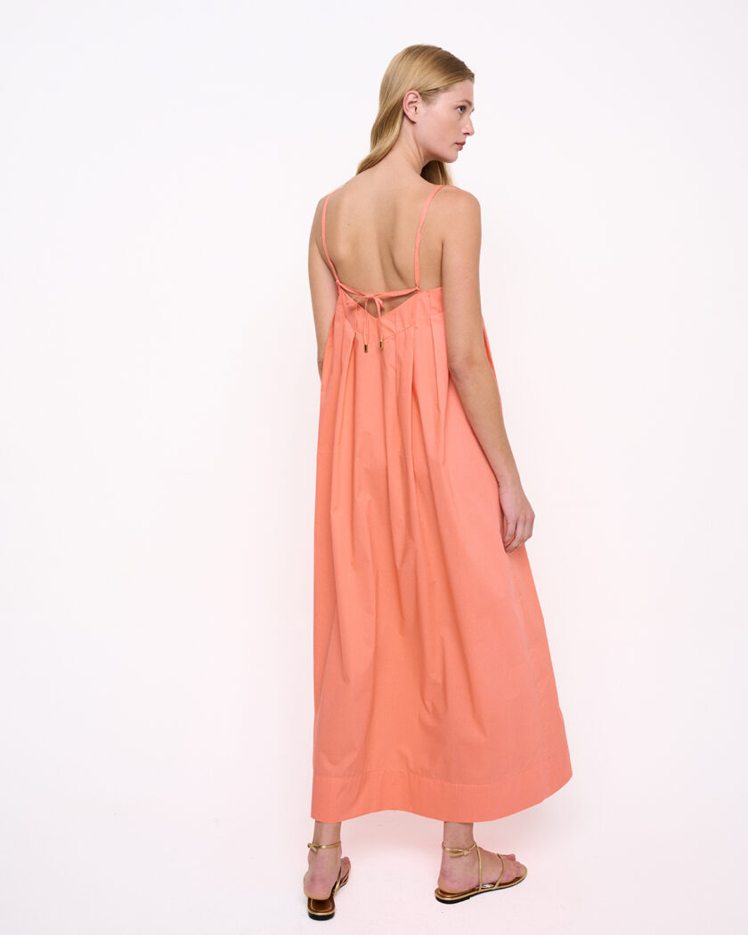 Peach Maxi Dress / Βερικοκί Μάξι Φόρεμα - Elizabeth LaGre