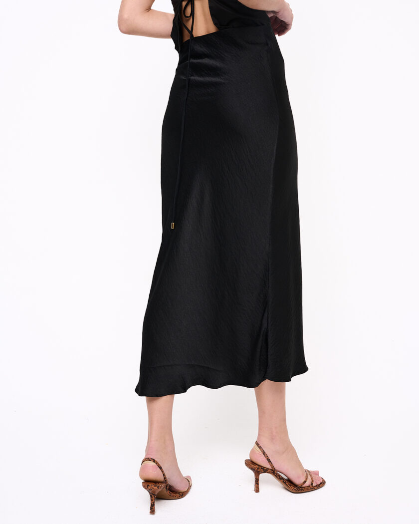 Black Midi Skirt / Μαύρη Μίντι Φούστα - Elizabeth LaGre