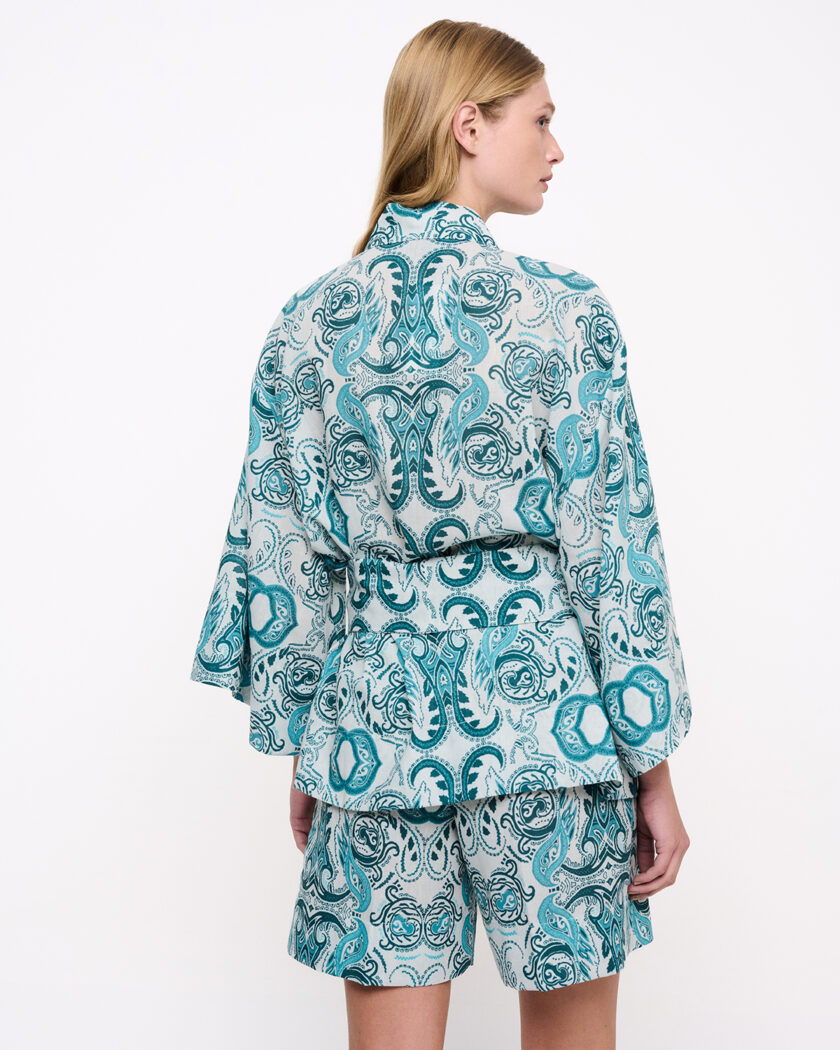 Kirki Print Kimono / Kirki Εμπριμέ Κιμονό - Elizabeth LaGre
